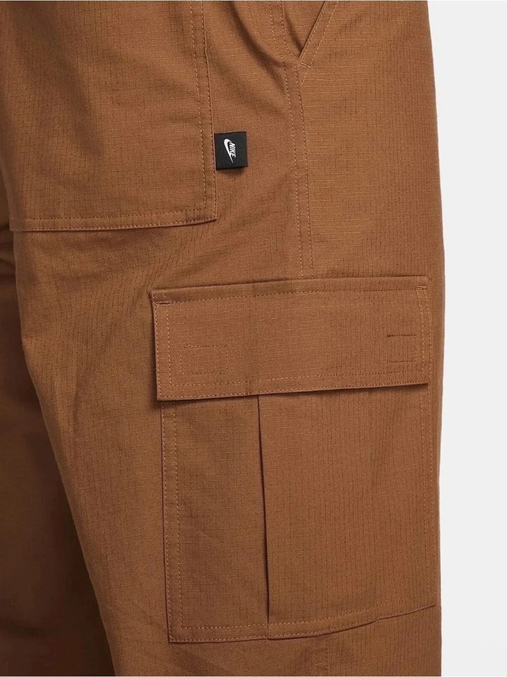 NIKE FZ5766-281 Men's Brown Cargo Pants 30x30 Standard Fit Straight Leg